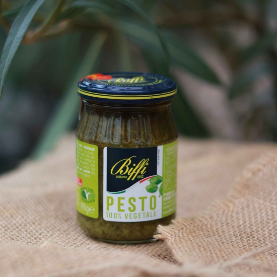 PESTO 100% WARZYWNE BIFFI - PESTO AL BASILICO 100% VEGETALE LAVORATO A FREDDO